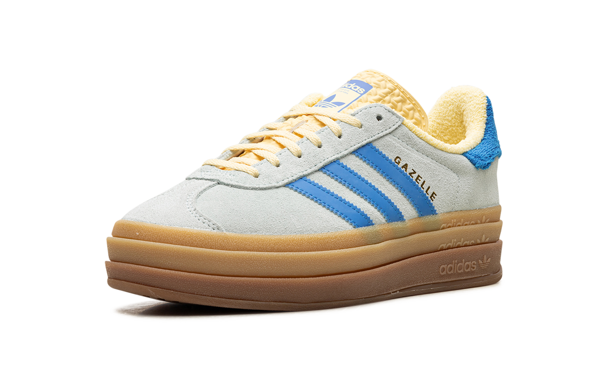 Adidas Gazelle Bold Almost Blue Yellow 8