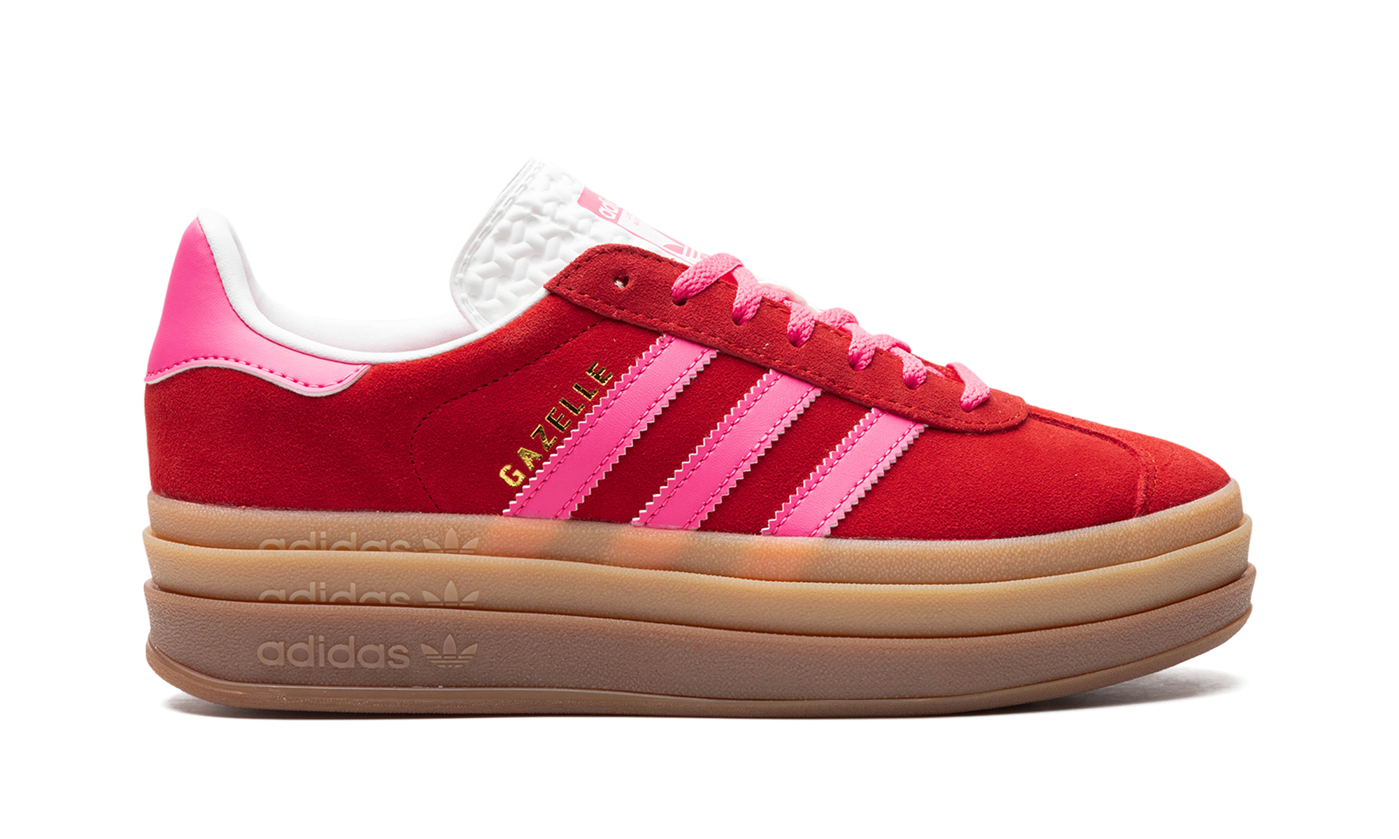 Adidas Gazelle Bold Collegiate Red Lucid Pink (W) 7