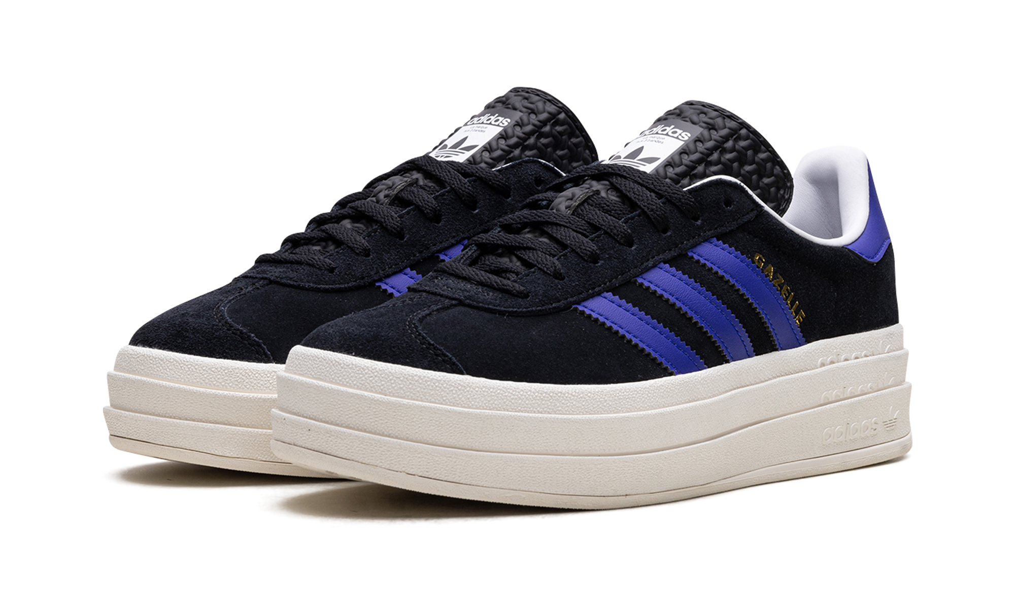 Adidas Gazelle Bold Core Black Lucid Blue (W) 3