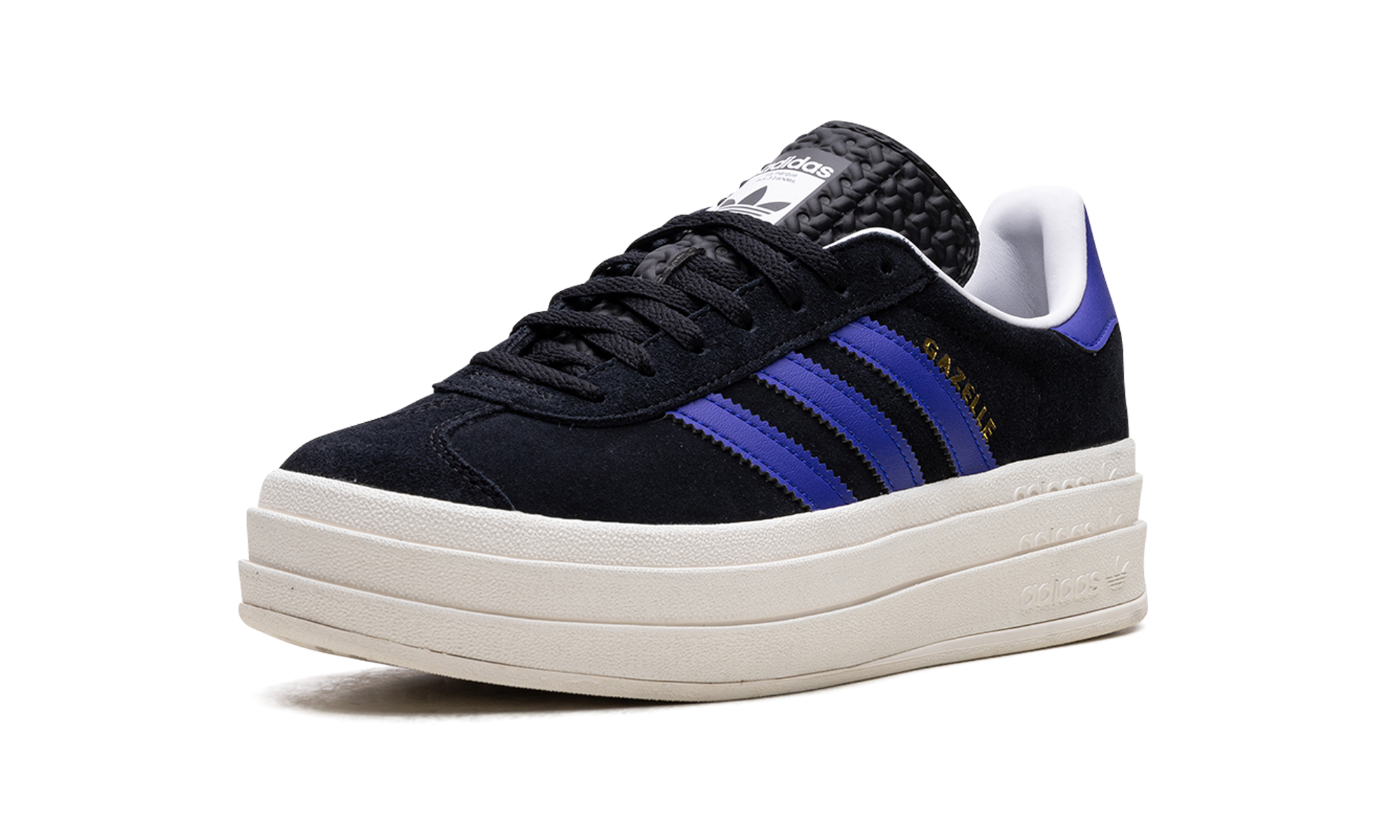 Adidas Gazelle Bold Core Black Lucid Blue (W) 5