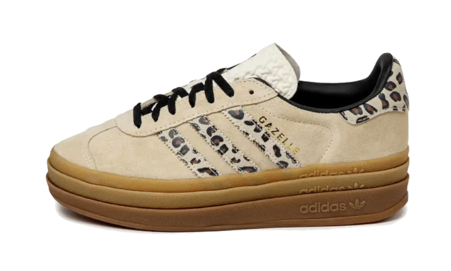 Adidas Gazelle Bold Cream Black Leopard 1