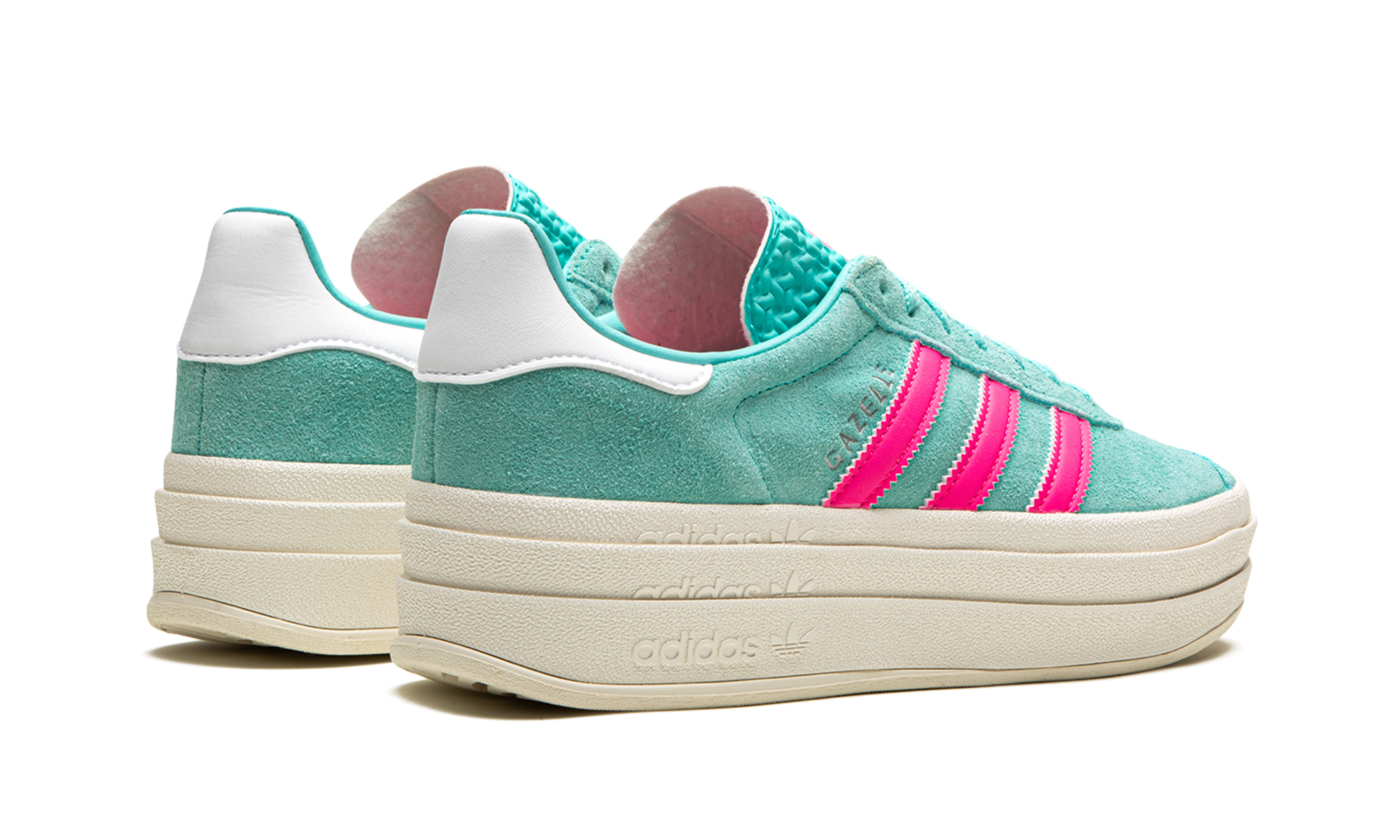 Adidas Gazelle Bold Flash Aqua Lucid Pink (W) 4
