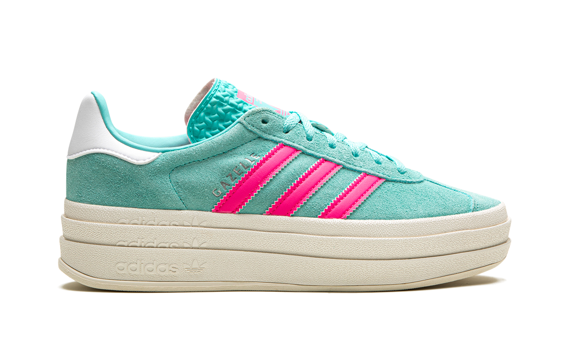 Adidas Gazelle Bold Flash Aqua Lucid Pink (W) 7
