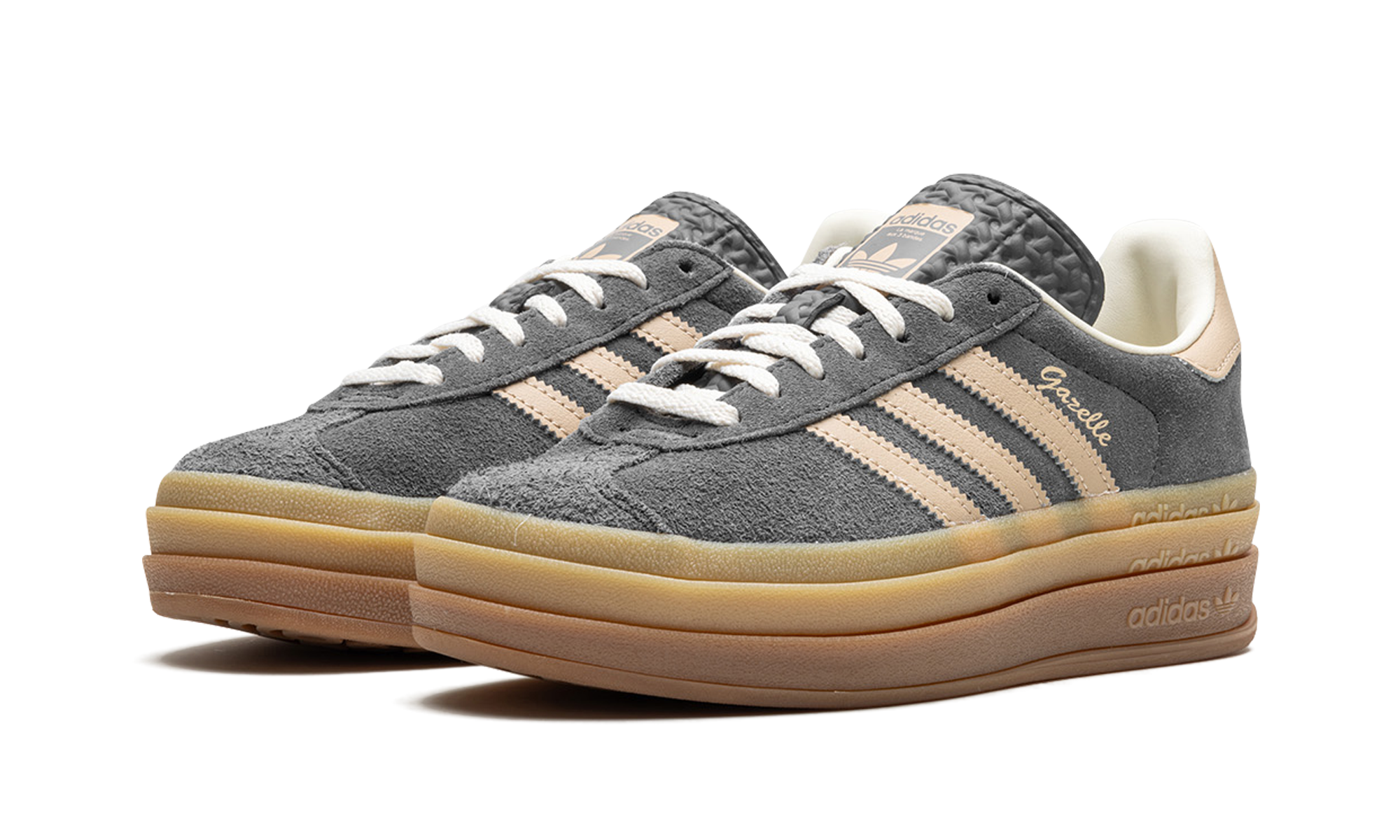 Adidas Gazelle Bold Grey Magic Beige Gum (W) 3