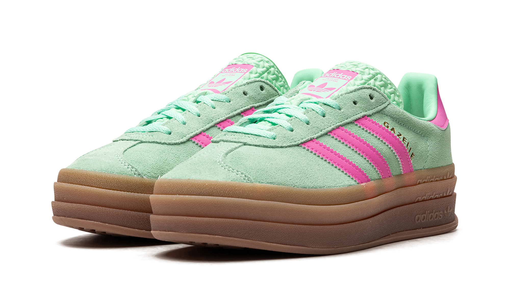 Adidas Gazelle Bold Pulse mint Pink 3