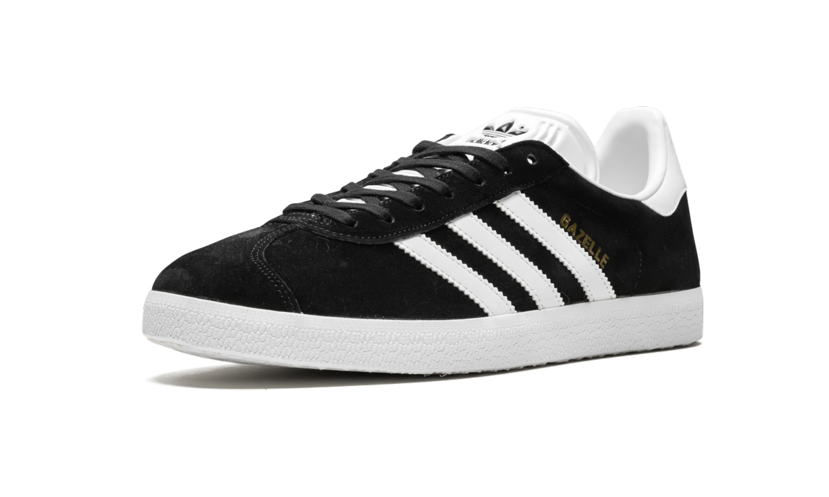 Adidas Gazelle Core Black Cloud White Gold 9