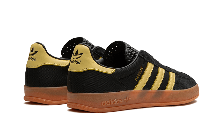 Adidas Gazelle Indoor Core Black Almost Yellow 3