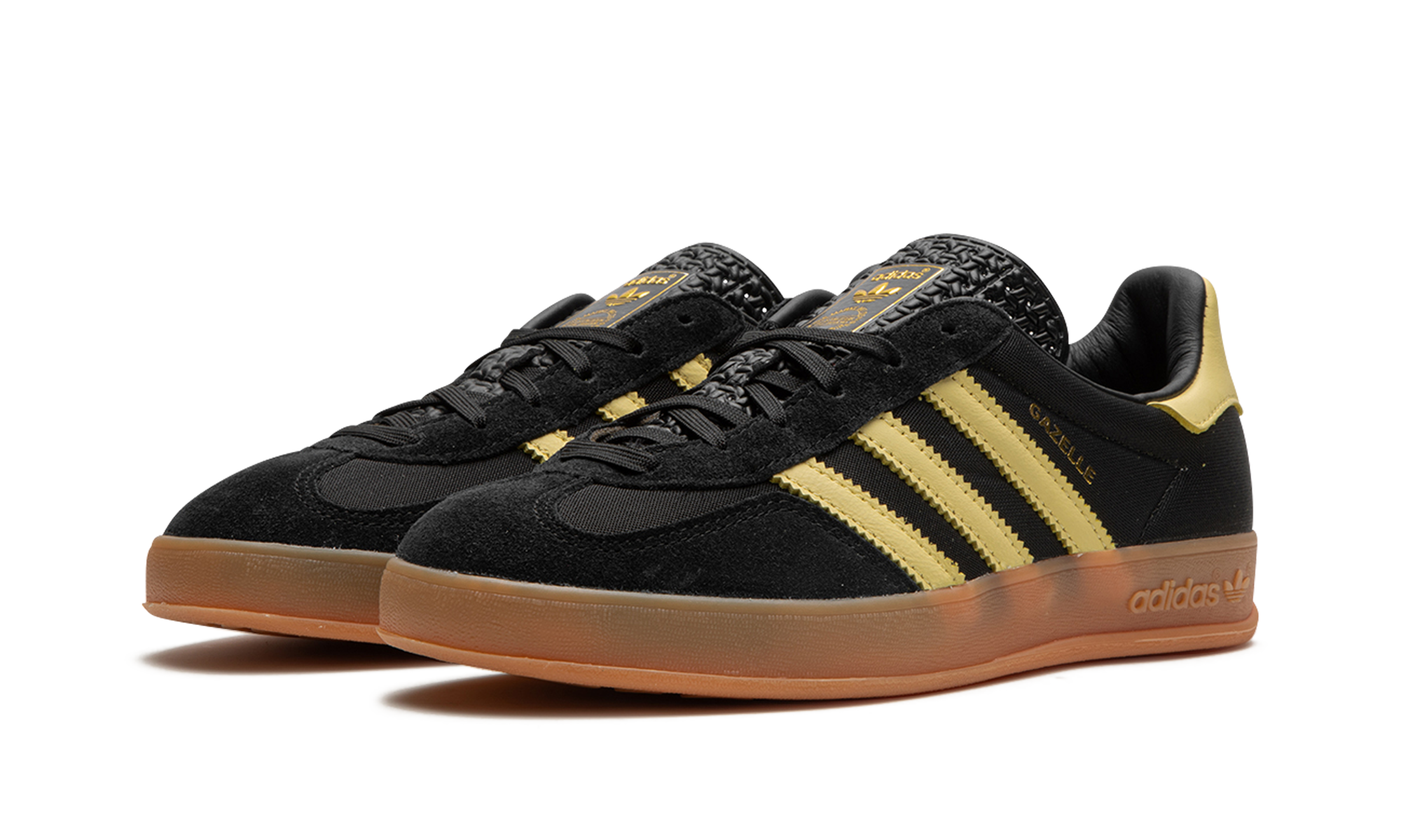 Adidas Gazelle Indoor Core Black Almost Yellow 7