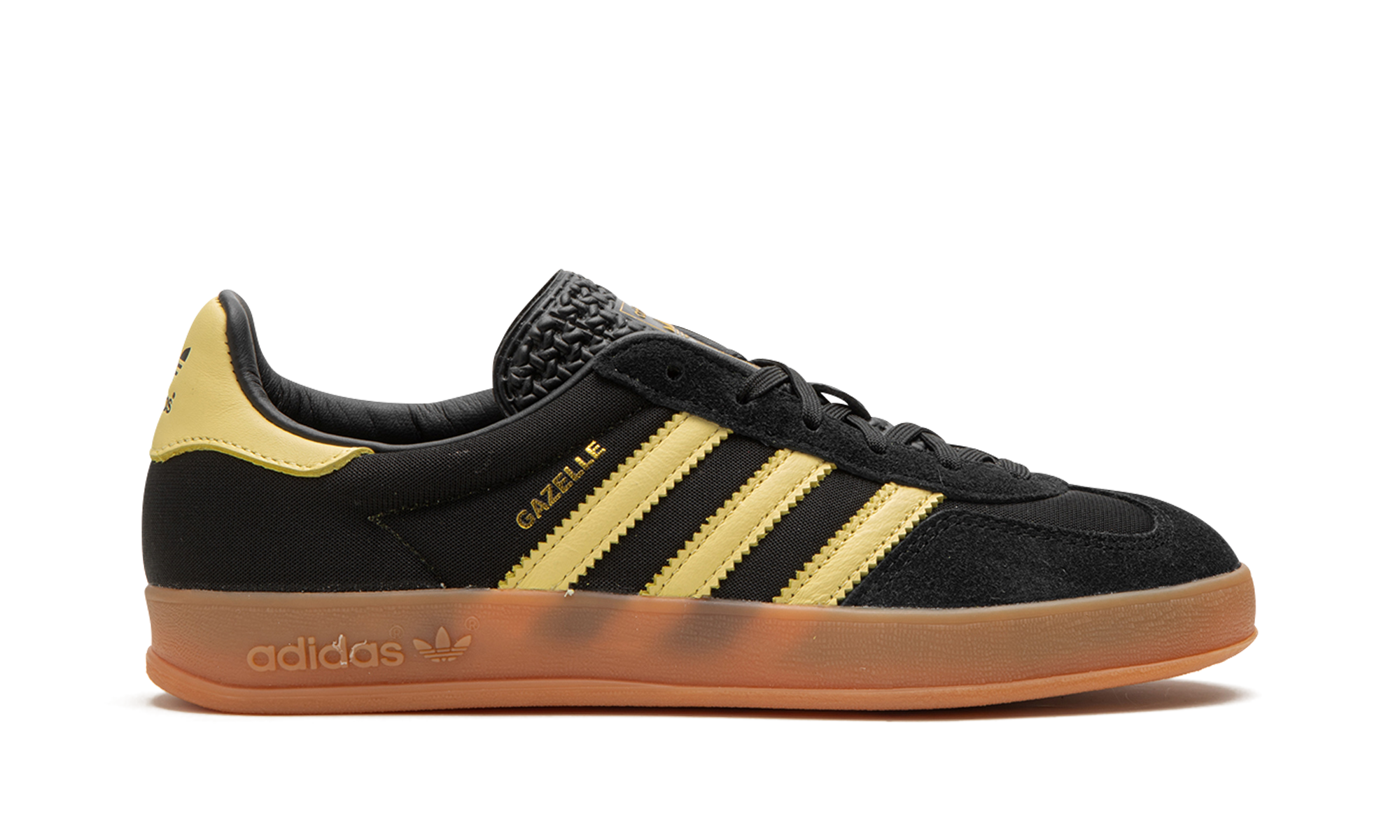 Adidas Gazelle Indoor Core Black Almost Yellow 7