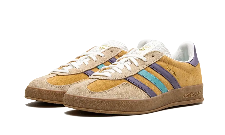 Adidas Gazelle Indoor Glow Orange Shadow Purple 2