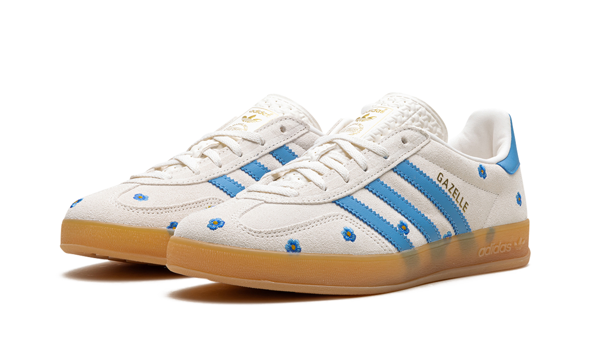 Adidas Gazelle Indoor Light Blue Floral 4