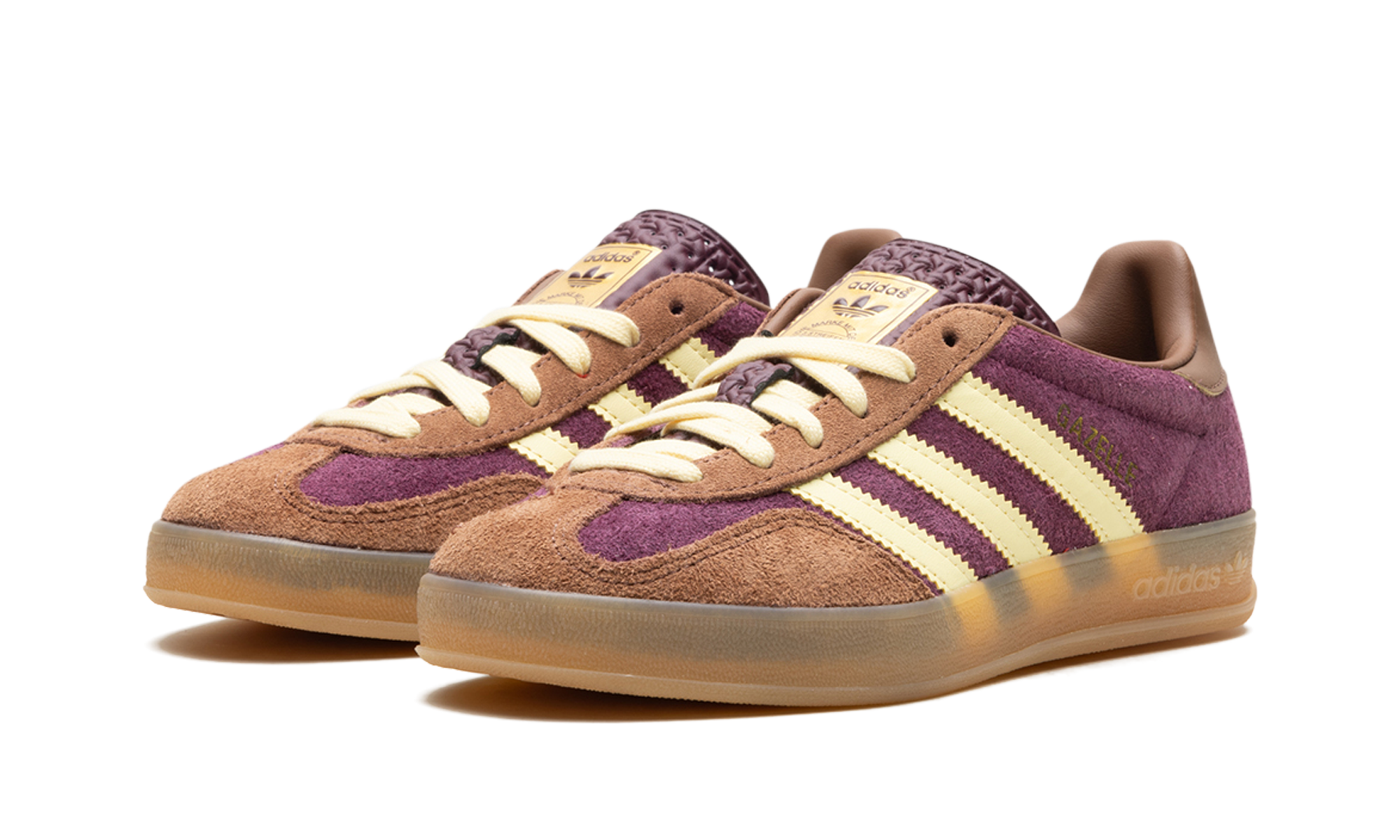 Adidas Gazelle Indoor Maroon Almost Yellow 3
