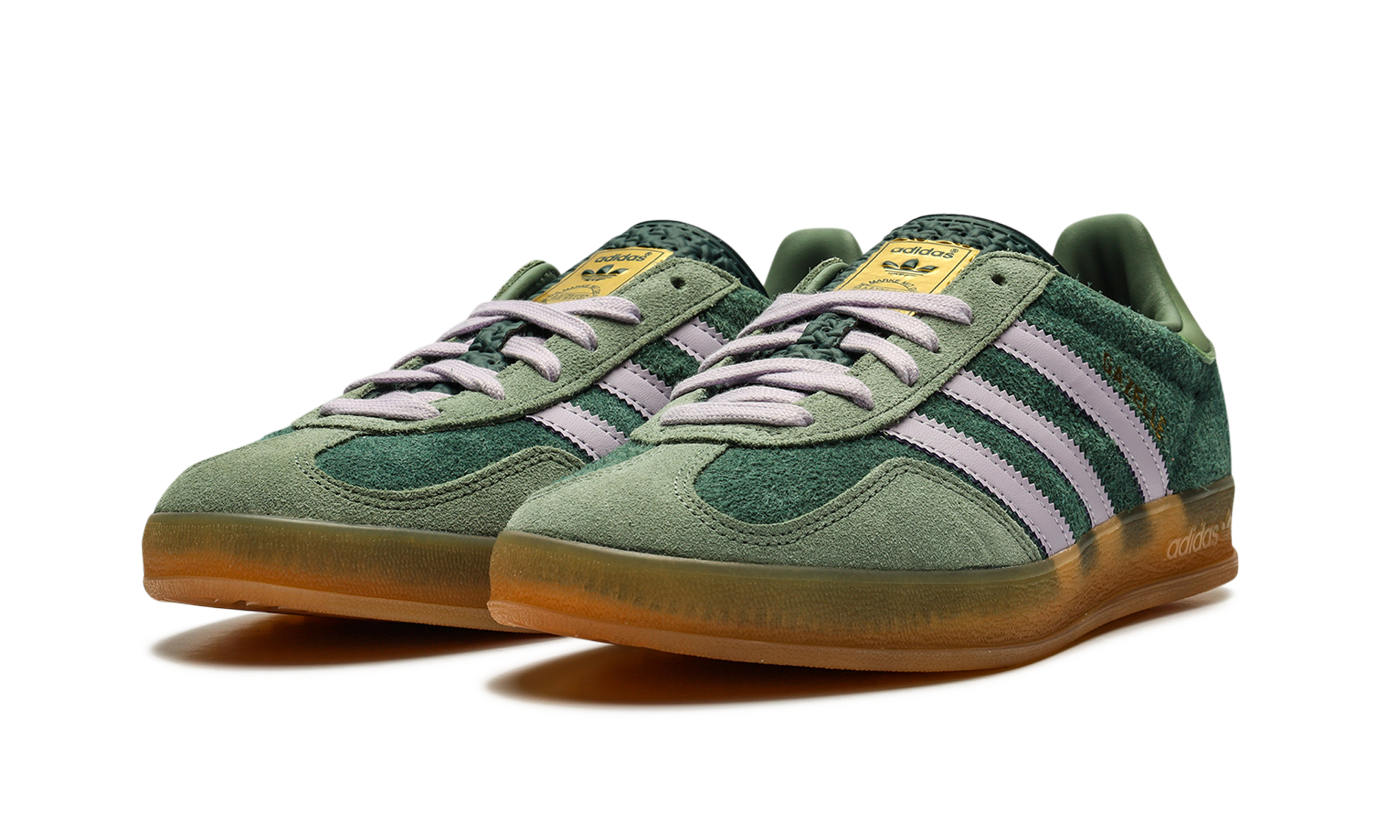 Adidas Gazelle Indoor mineral Green Silver 7
