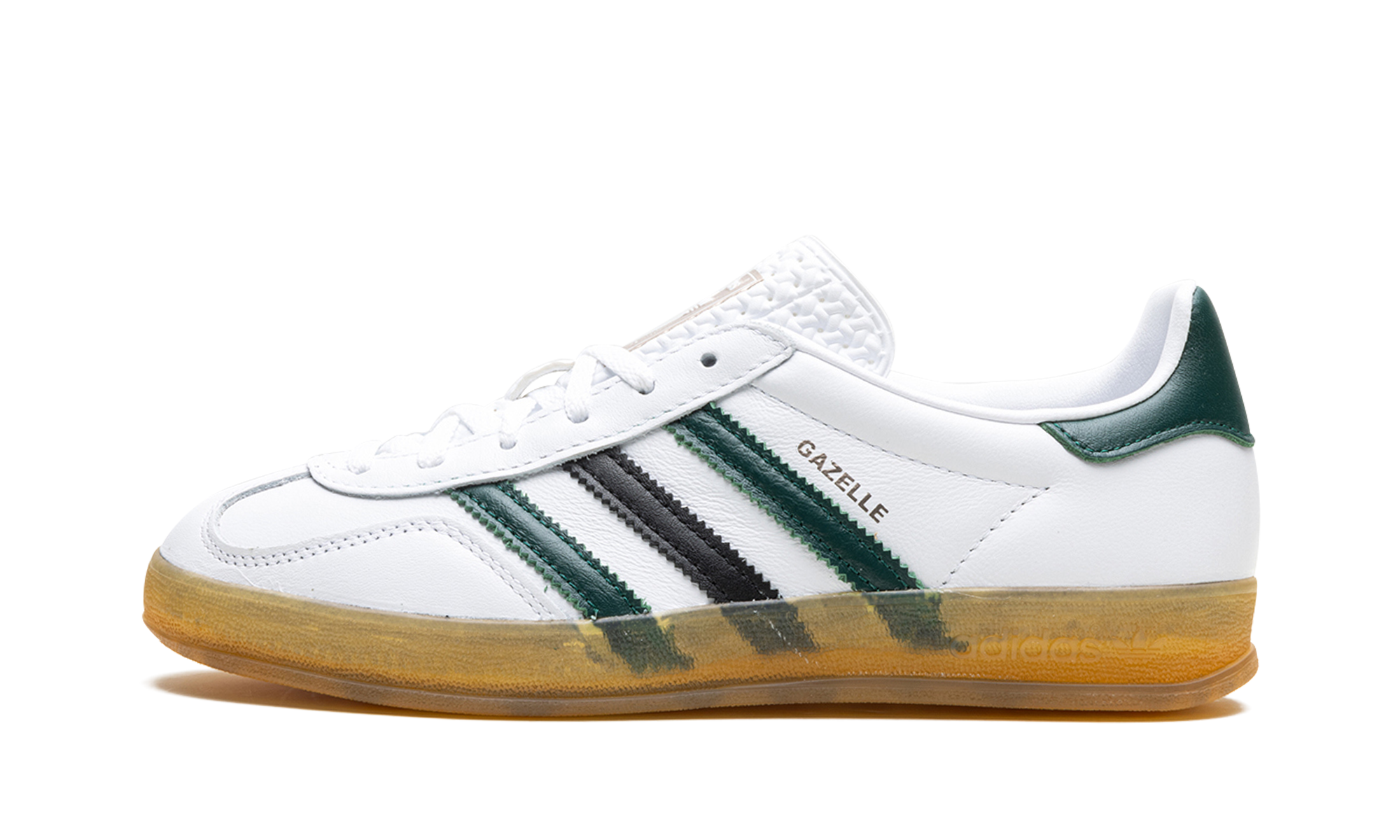 Adidas Gazelle Indoor White Collegiate Green 5
