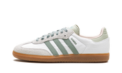 Adidas Samba OG Cloud White Silver Green 4