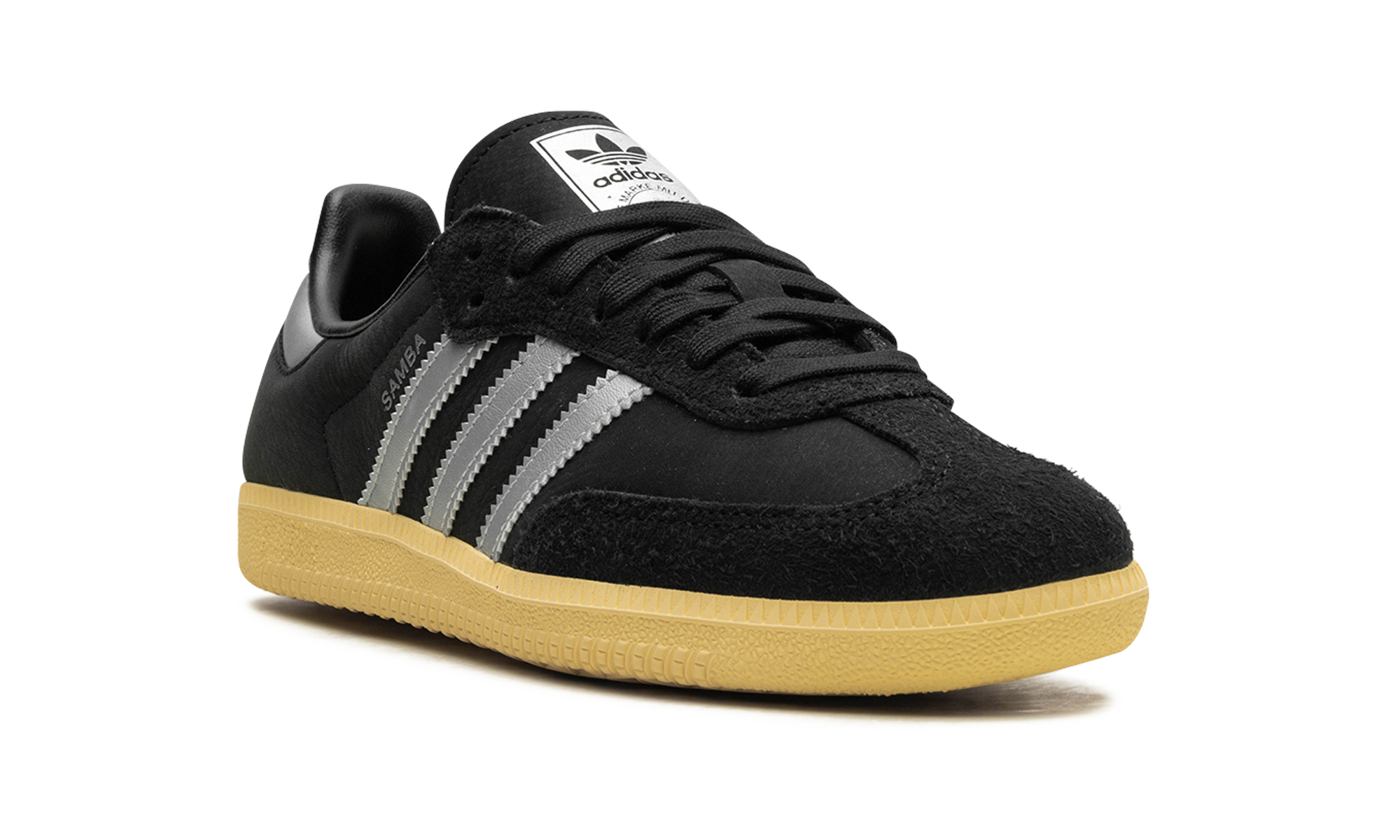 Adidas Samba OG Core Black Matte Silver 4