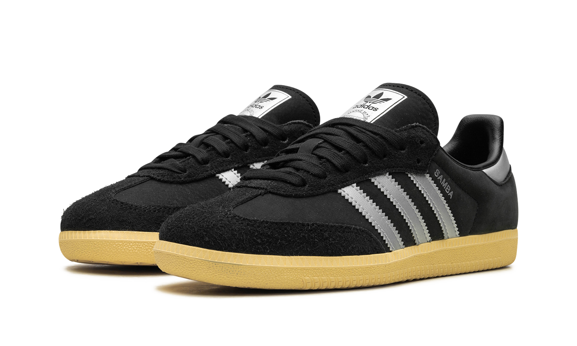 Adidas Samba OG Core Black Matte Silver 5