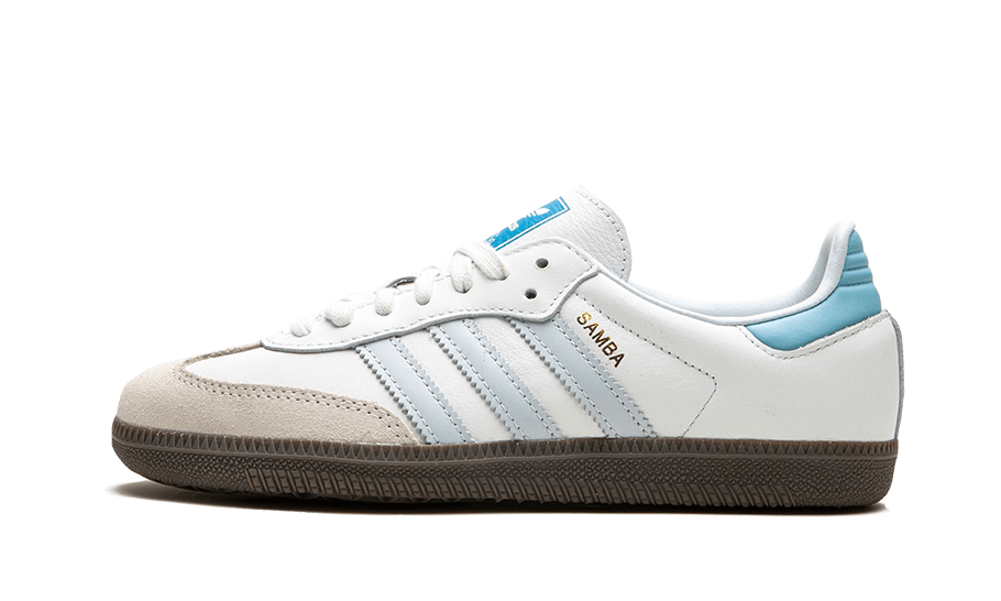 Adidas Samba OG Core White Halo Blue 5