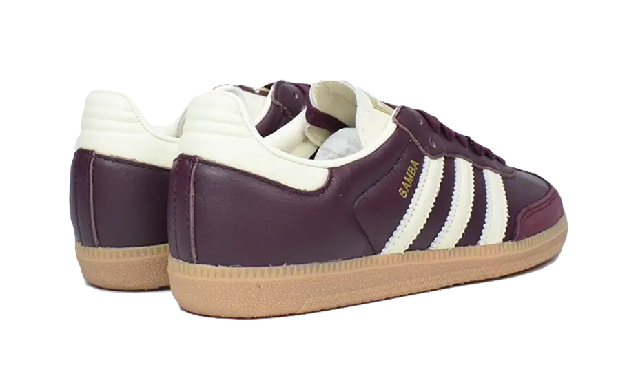 Adidas Samba OG Maroon Crewht Gold 3