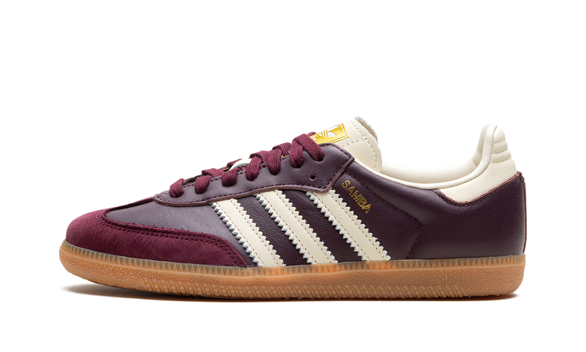 Adidas Samba OG Maroon Crewht Gold 5