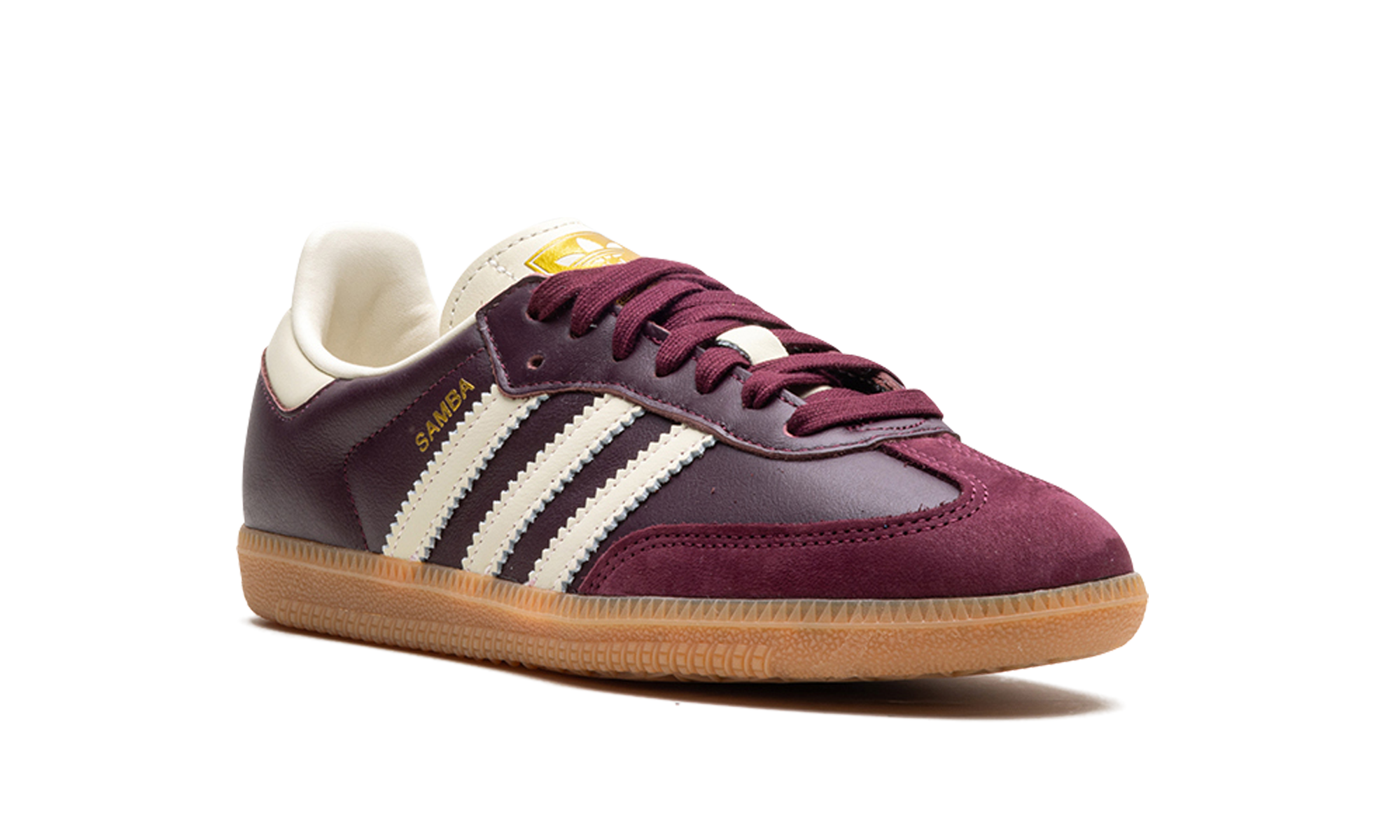 Adidas Samba OG Maroon Crewht Gold 6