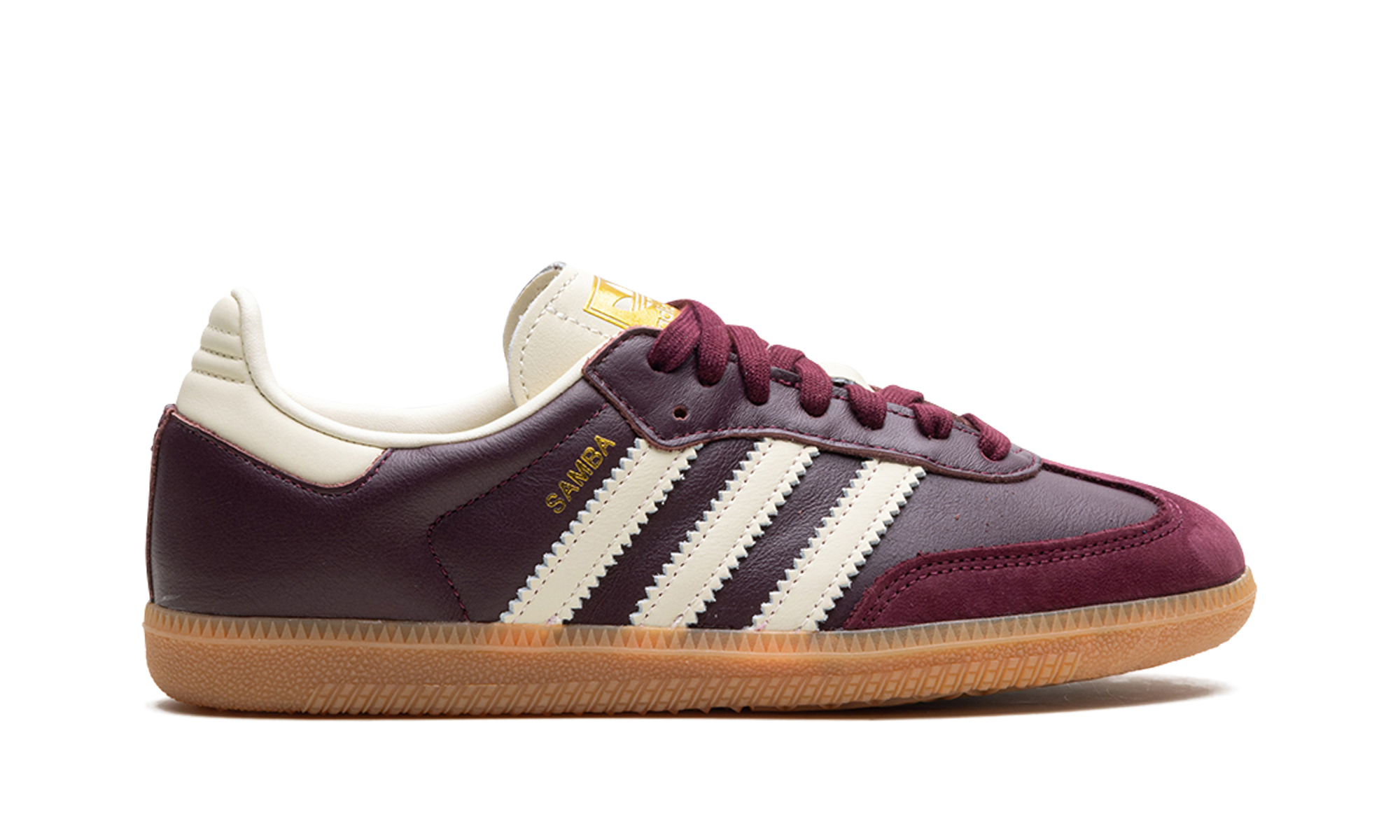 Adidas Samba OG Maroon Crewht Gold 7