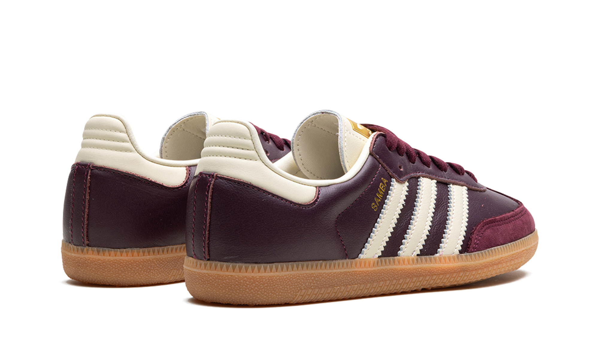 Adidas Samba OG Maroon Crewht Gold 8