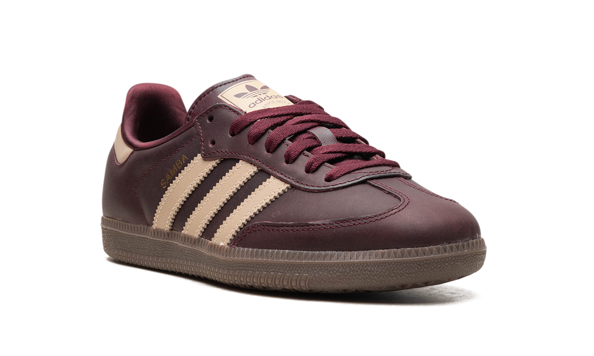 Adidas Samba OG Maroon Crystal Sand (W) 2