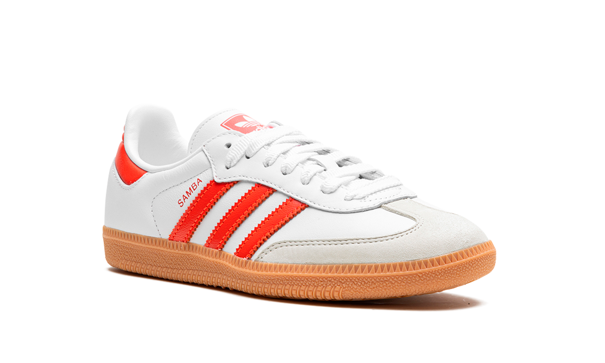 Adidas Samba OG White Solar Red Gum 6