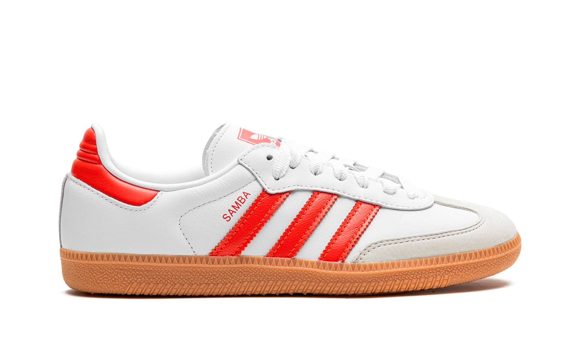 Adidas Samba OG White Solar Red Gum 7