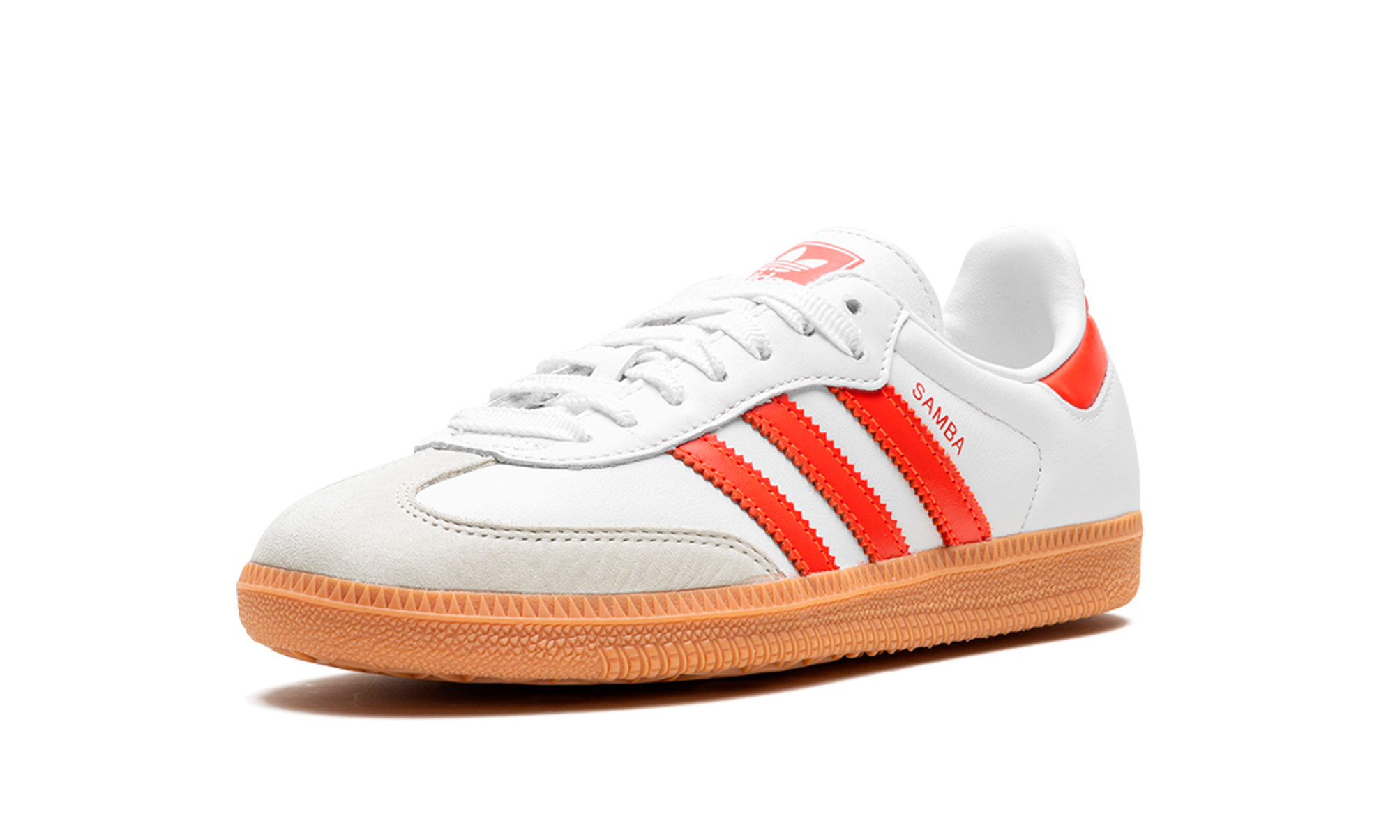 Adidas Samba OG White Solar Red Gum 9
