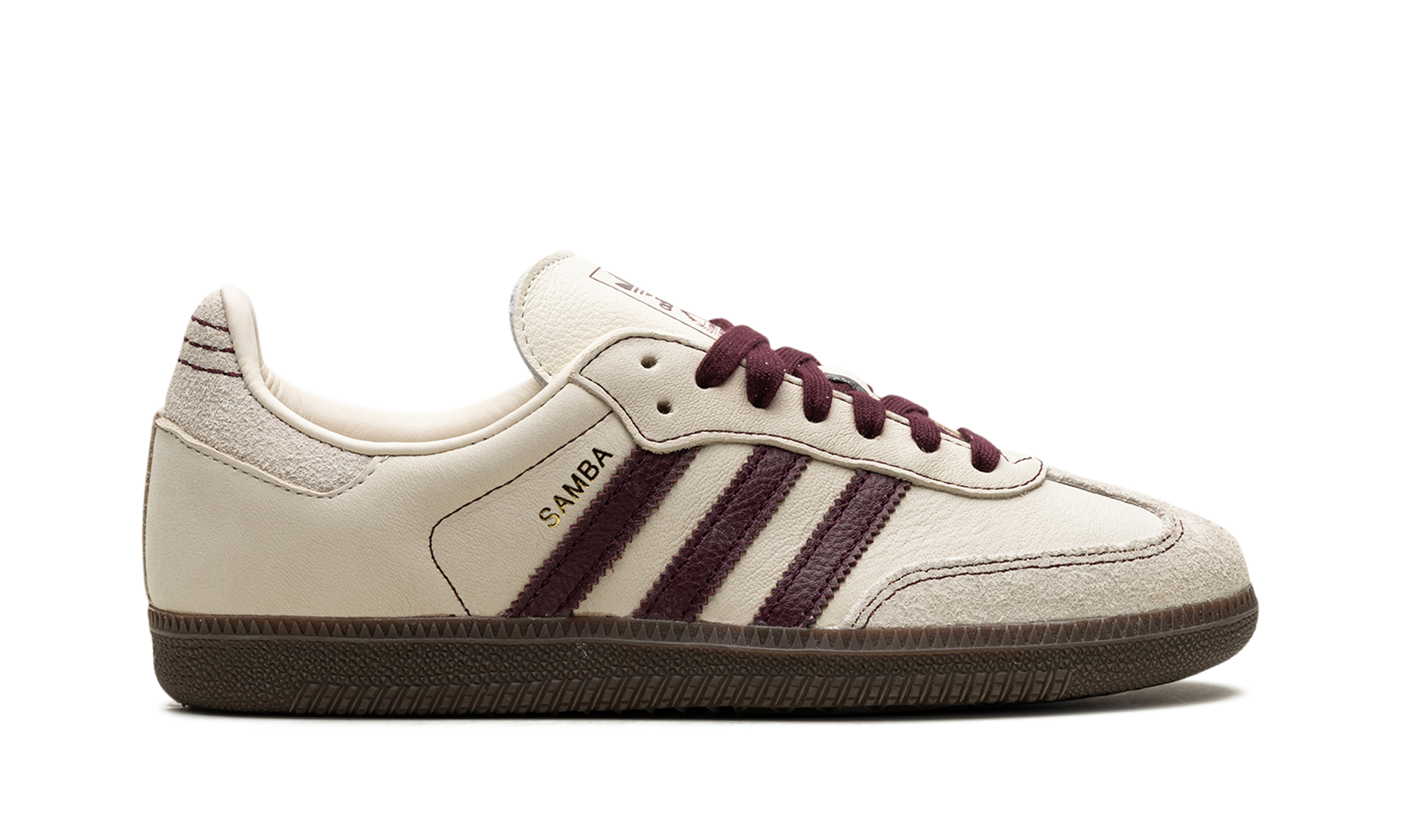 Adidas Samba OG Wonder White Maroon (W) 7