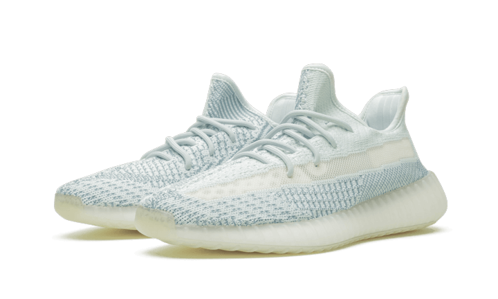 Adidas Yeezy Boost 350 V2 Cloud White (Non-reflective) 2