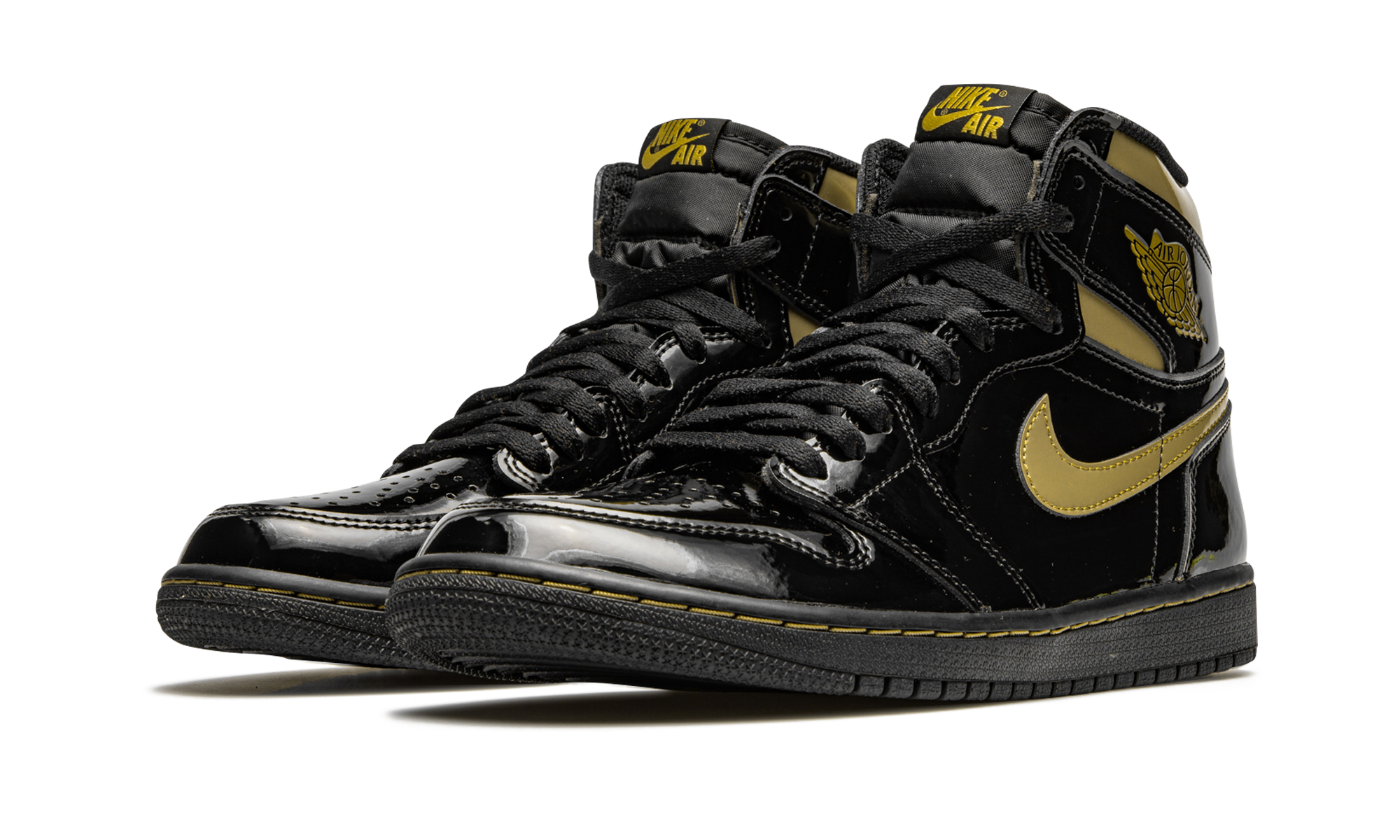 Air Jordan 1 High Black Metallic Gold