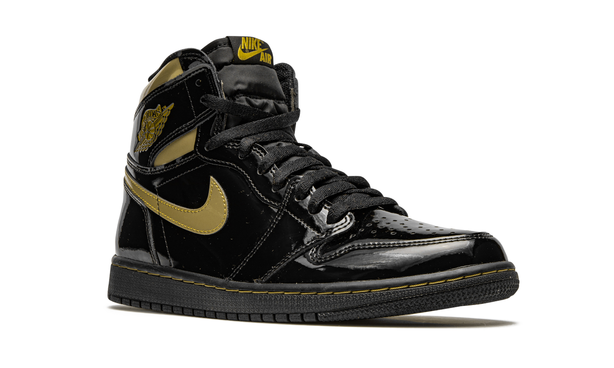 Air Jordan 1 High Black Metallic Gold