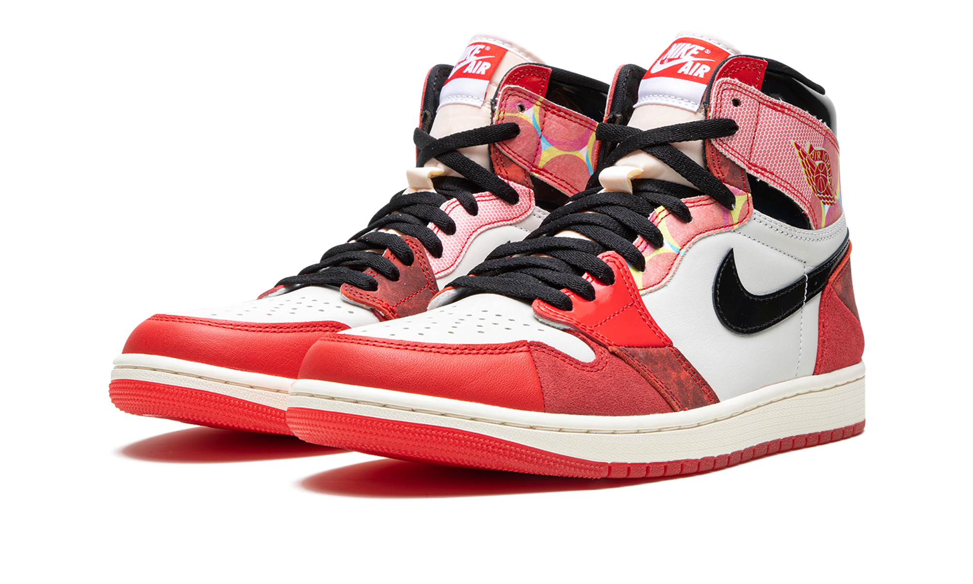 Air Jordan 1 High OG Spider-man across the Spider-Ver