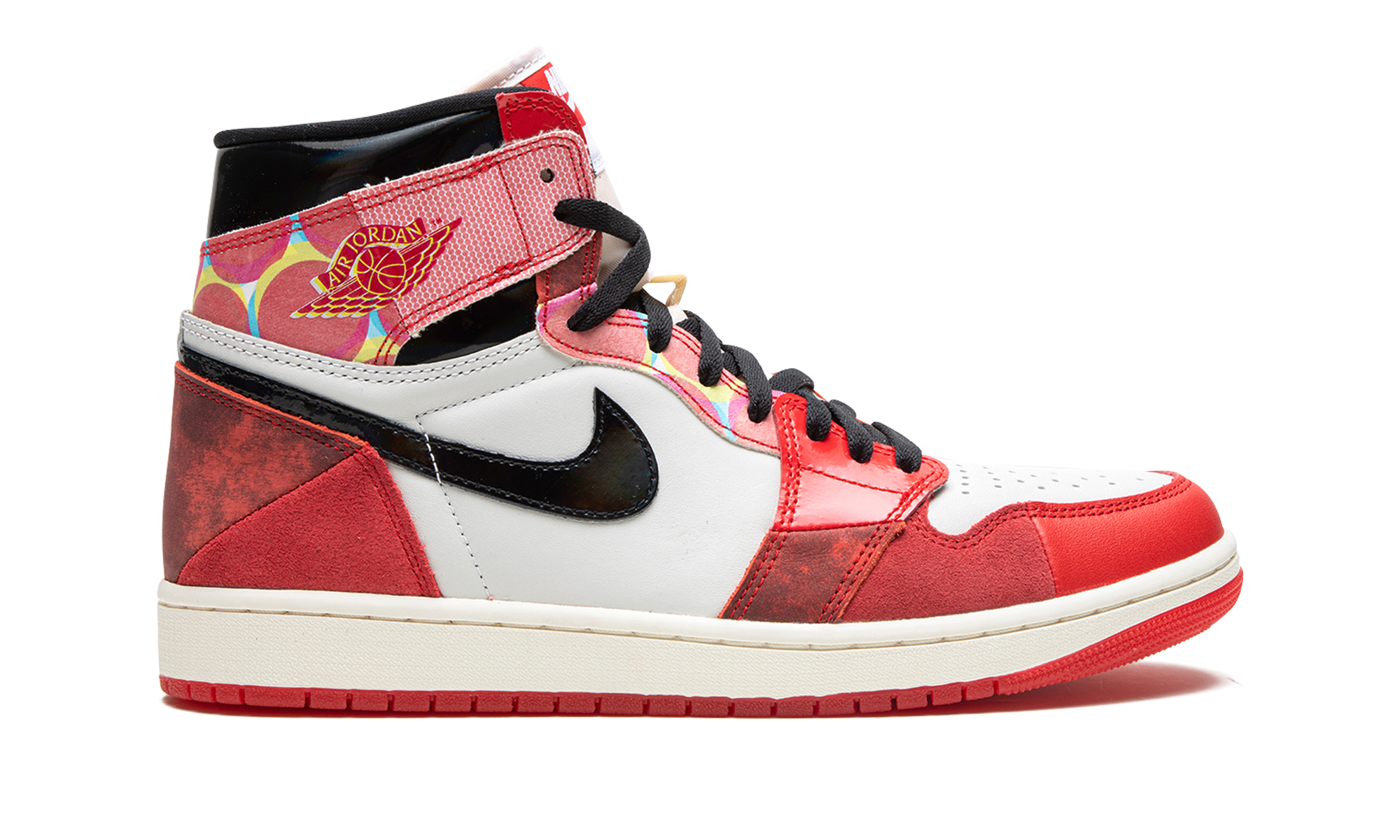 Air Jordan 1 High OG Spider-man across the Spider-Ver