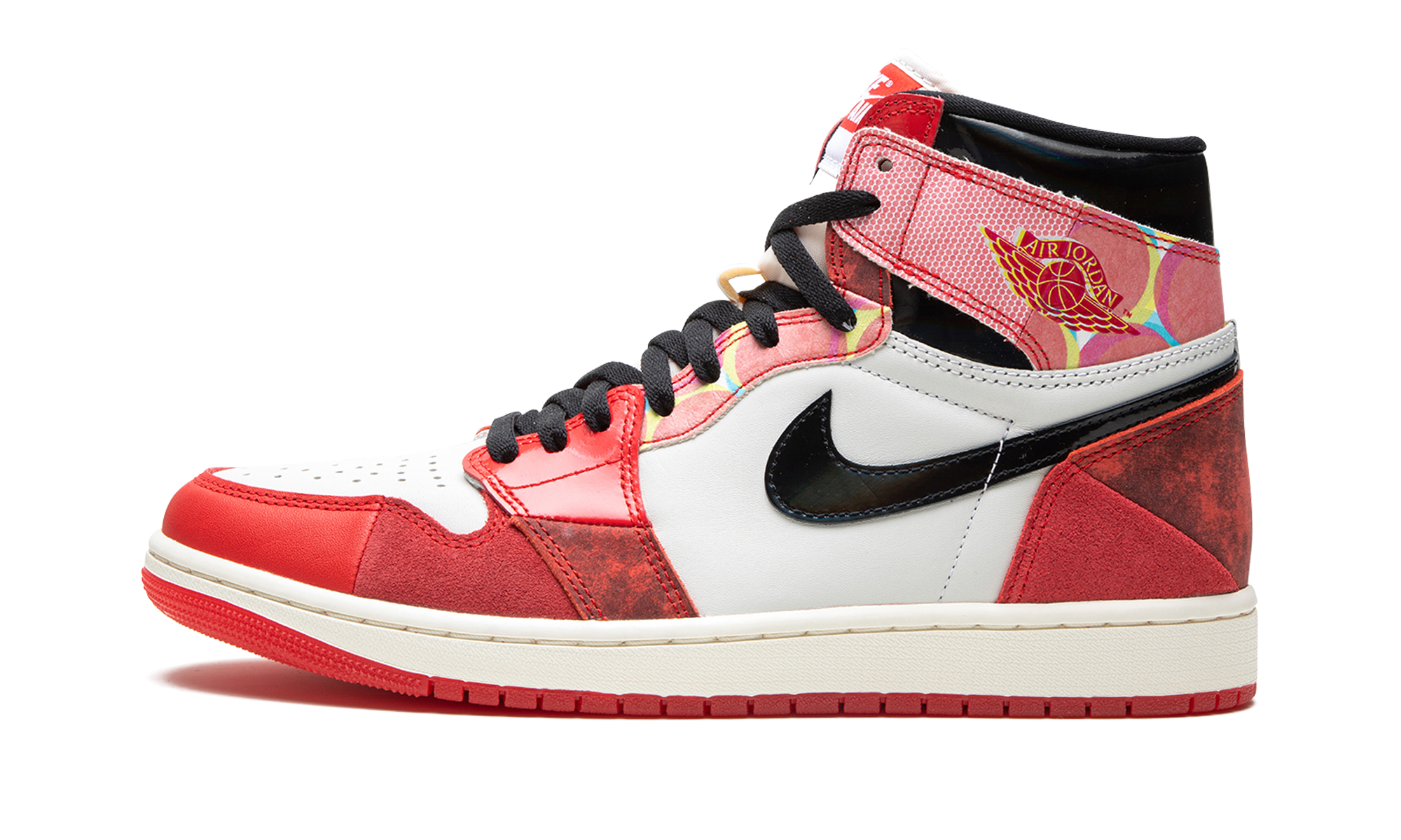 Air Jordan 1 High OG Spider-man across the Spider-Ver