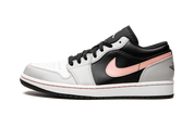 Air Jordan 1 Low Black Grey Pink 2