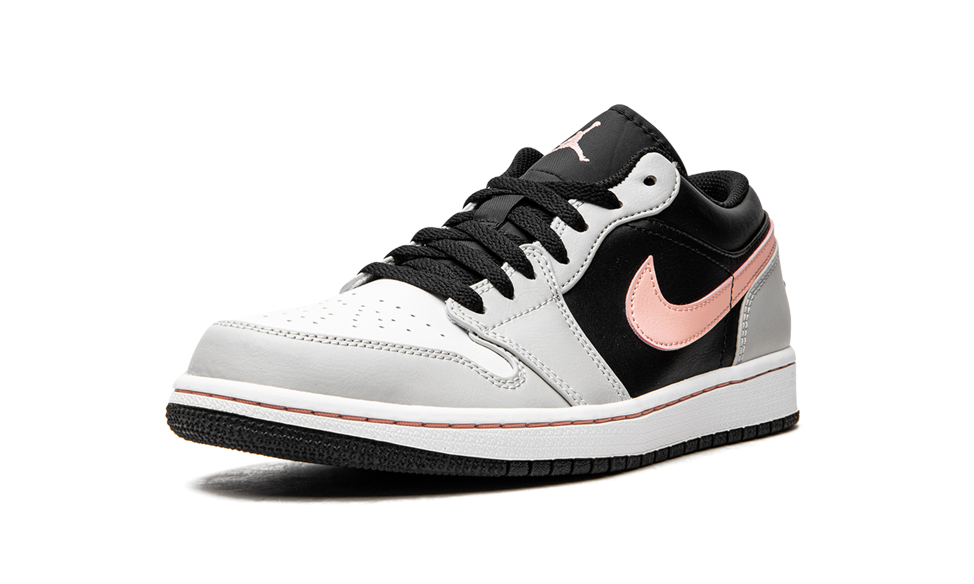 Air Jordan 1 Low Black Grey Pink 5