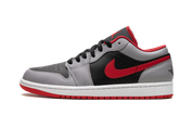 Air Jordan 1 Low Black Light Smoke Grey Gym Red 1
