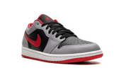 Air Jordan 1 Low Black Light Smoke Grey Gym Red 2