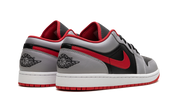 Air Jordan 1 Low Black Light Smoke Grey Gym Red 4