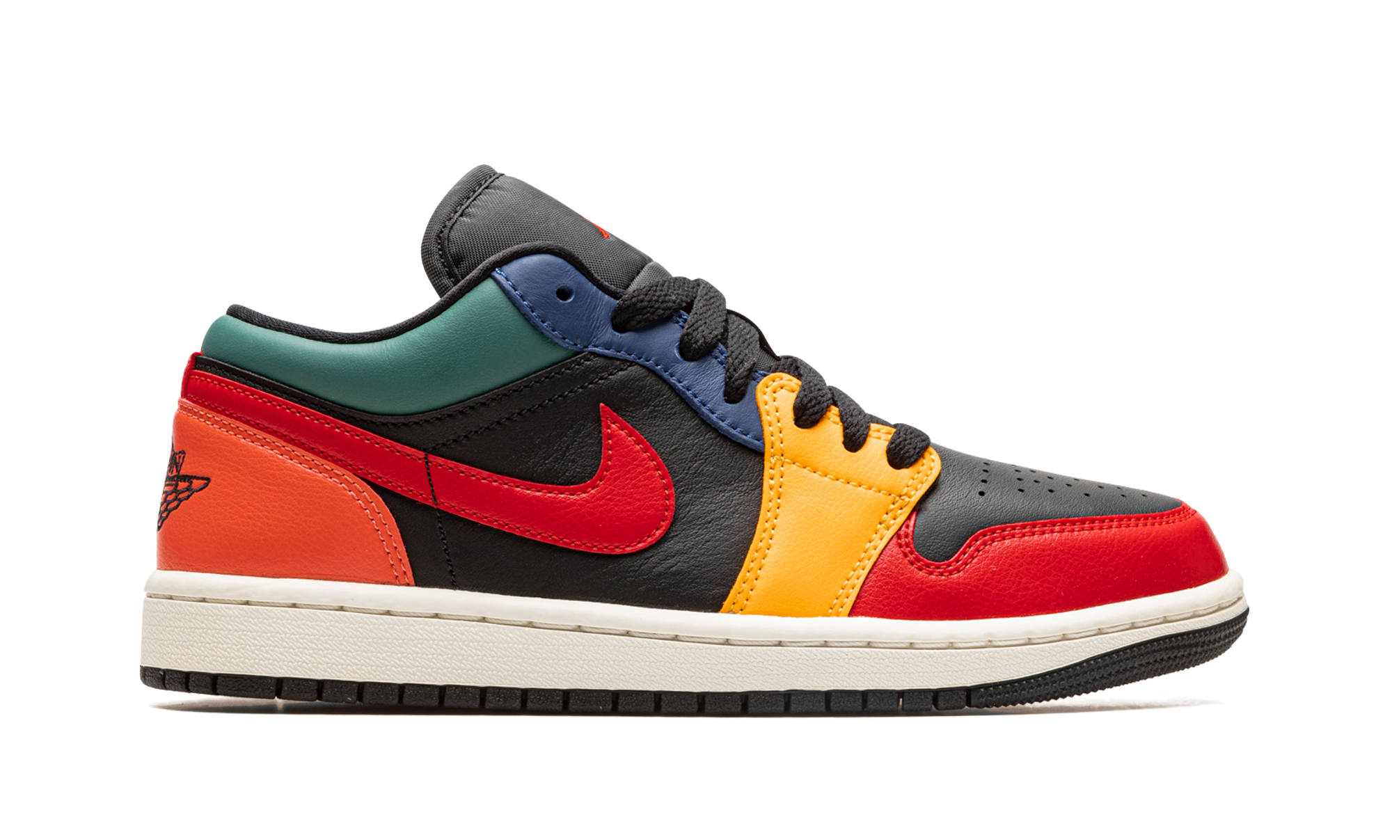 Air Jordan 1 Low Black Multi Color (W) 7