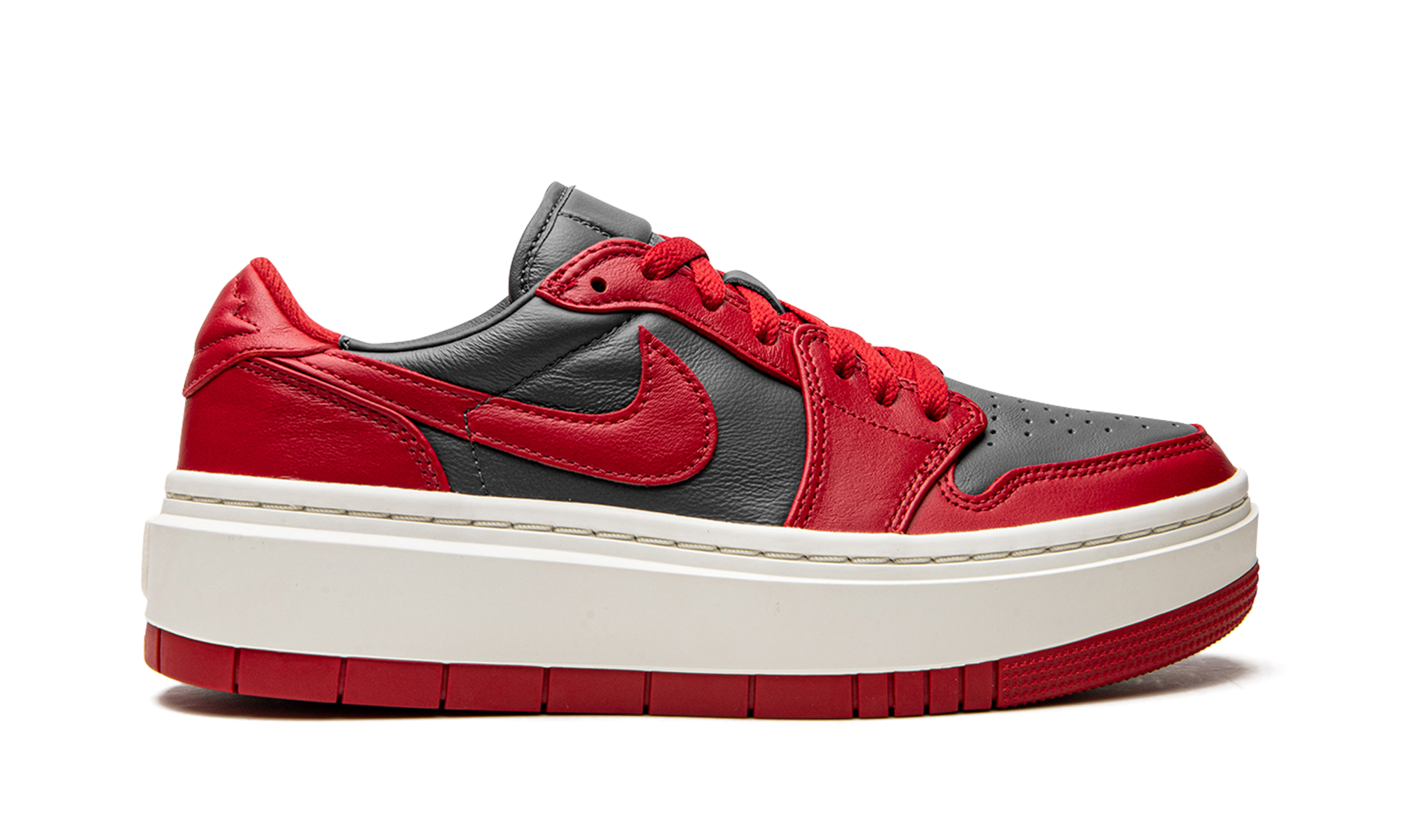 Air Jordan 1 Low Elevate Dark Gray Varsity Red