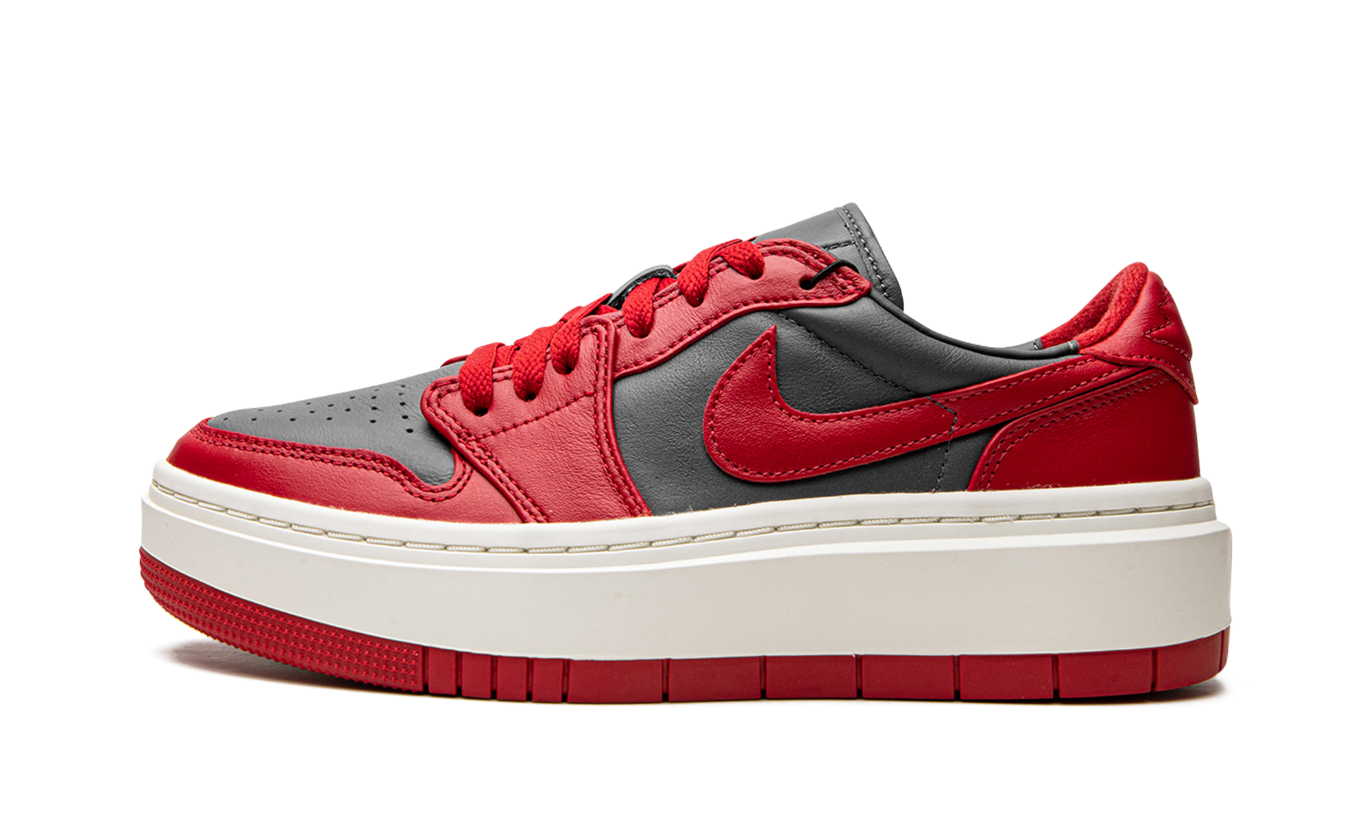 Air Jordan 1 Low Elevate Dark Gray Varsity Red