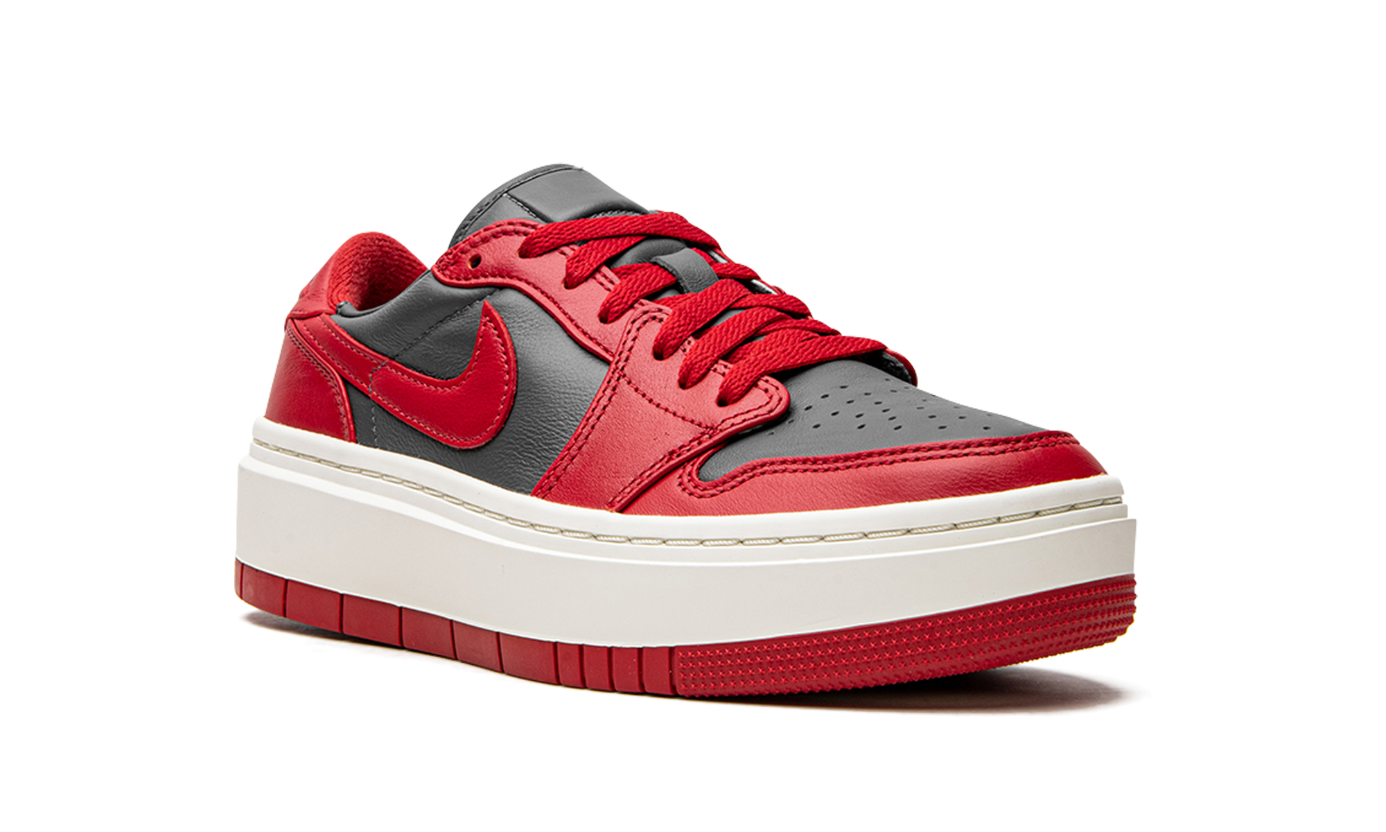 Air Jordan 1 Low Elevate Dark Gray Varsity Red