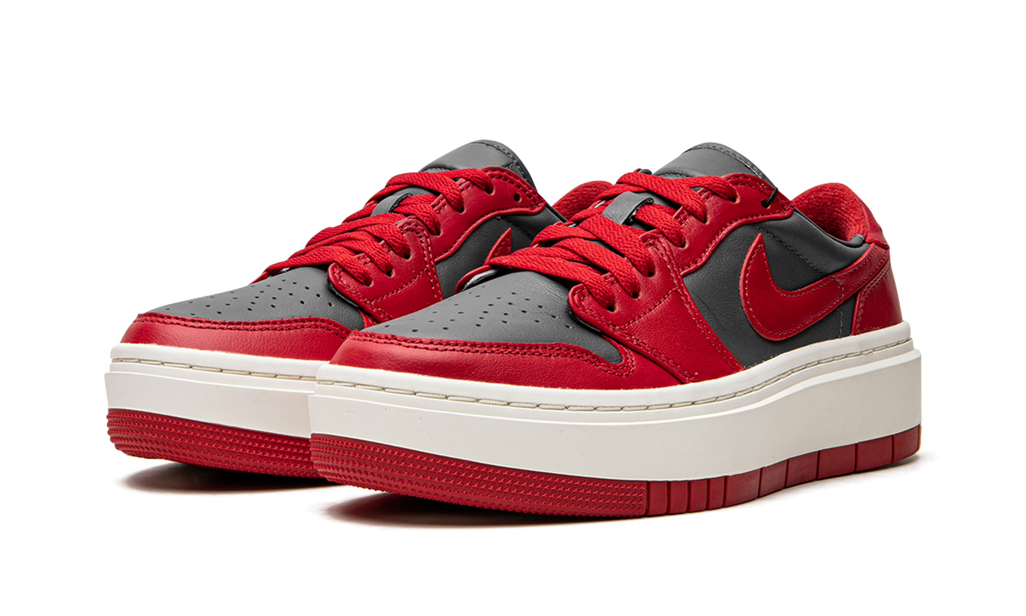 Air Jordan 1 Low Elevate Dark Gray Varsity Red