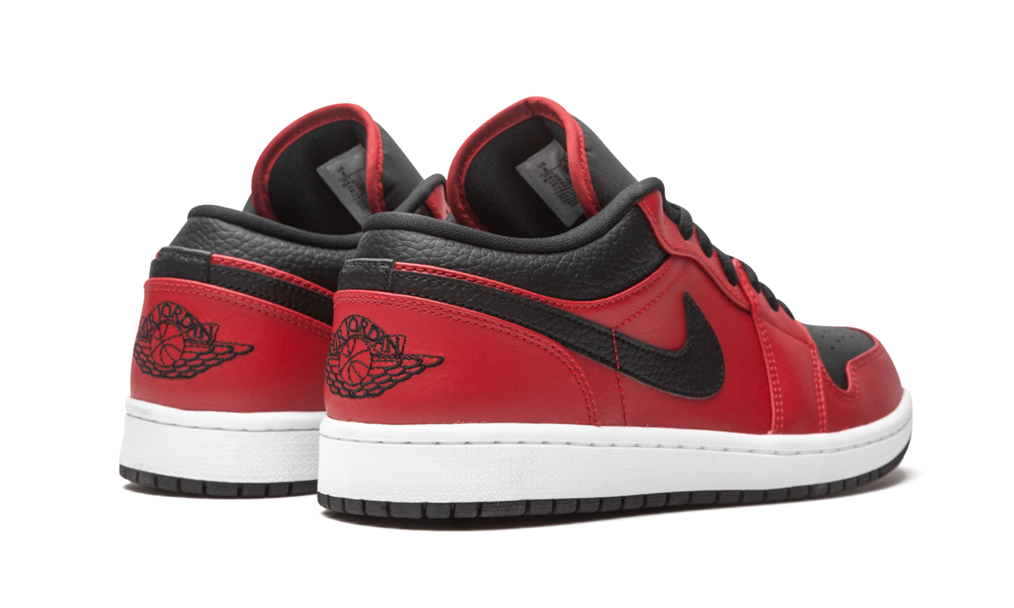 Air Jordan 1 Low Reverse Bred Pebbled Swoosh