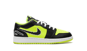 Air Jordan 1 Low SE Black Cat Volt (GS) 7